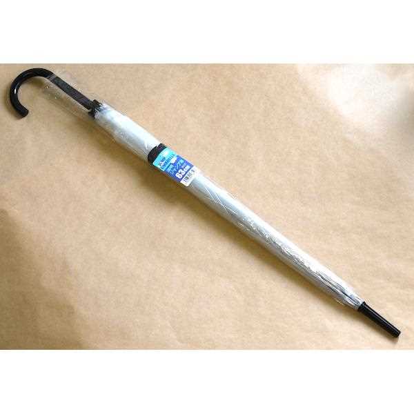 ビニール傘 透明ジャンプ傘 63cm