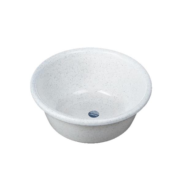 洗面器 ラメル 湯桶 ホワイト 小(容