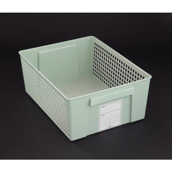 トリムバスケット ブルー ラージ(21.5×28.7×高さ11.5cm) 2