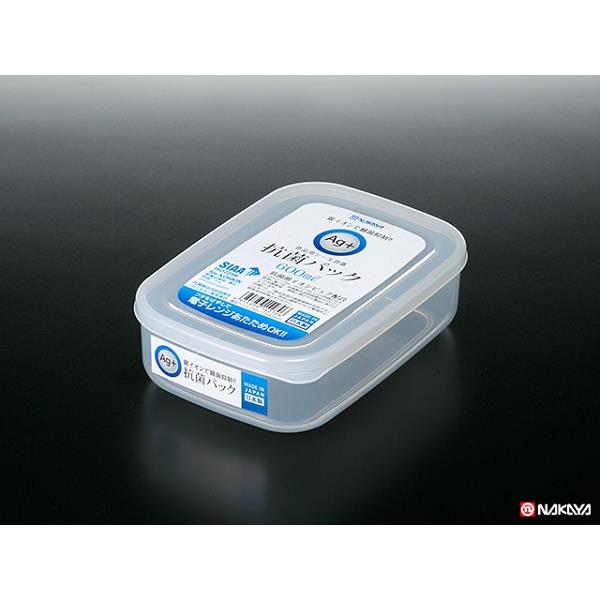 食品保存容器 抗菌パック 容量600ml (100円ショップ 100円均一 100均一 100均)