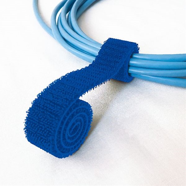 面ファスナー式結束バンド 幅2×長さ50cm ［色指定不可］ (100円ショップ 100円均一 100均一 100均)