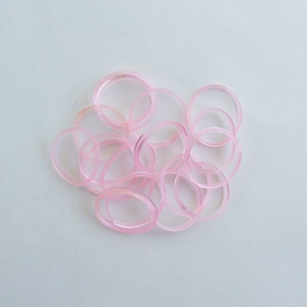 ヘアゴム 小サイズ ピンクミックス 約200本入 (100円ショップ 100円均一 100均一 100均)