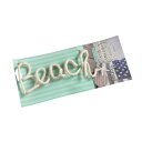 文字ロープ MOJI ROPE Beach 20×8cm ［種類指定不可］ (100円ショップ 100円均一 100均一 100均)