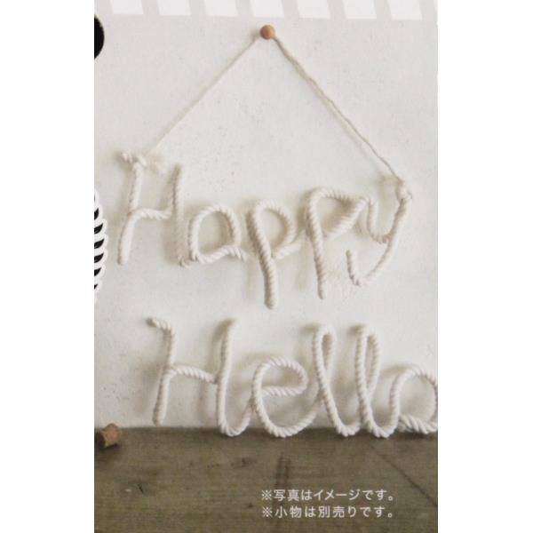 文字ロープ MOJI ROPE Hello/Happy ［形指定不可］ (100円ショップ 100円均一 100均一 100均)
