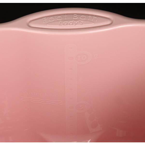 足湯バケツ レディース足湯専科 パステルピンク...の紹介画像3