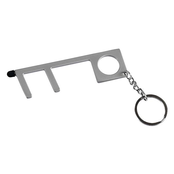 ノータッチフック K キーホルダータイプ ［色指定不可］ (100円ショップ 100円均一 100均一 100均)