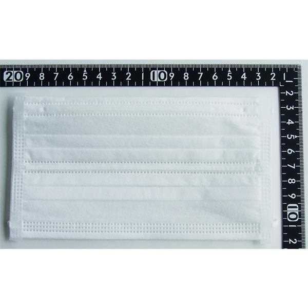 Wワイヤーマスク 鼻元クッション付隙間ガード 普通サイズ(17.5×9.5cm) 3枚入 (100円ショップ 100円均一 100均一 100均)