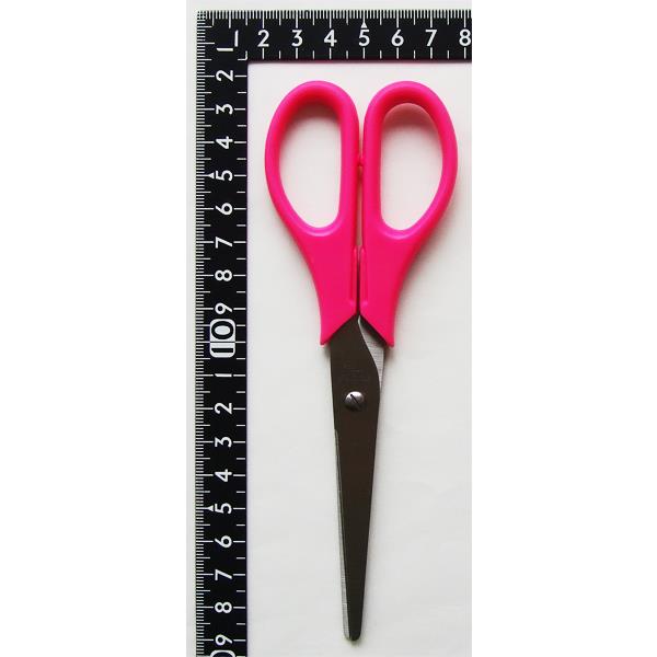 ステンレスハサミ 16.8cm ［色指定不可］ (100円ショップ 100円均一 100均一 100均)