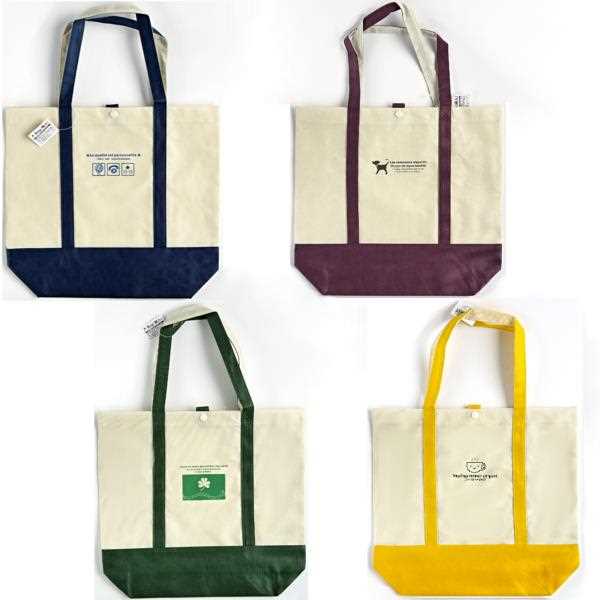 トートバッグ Pバッグ ポリプロピレン製 柄付 33×41×マチ11cm ［色柄指定不可］ (100円ショップ 100円均一 100均一 100均)