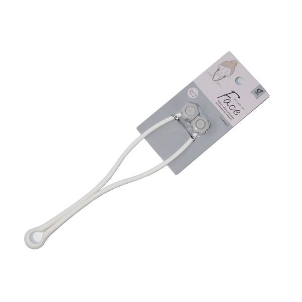 フェイスローラー ホワイト/グレー ロングタイプ 24.5cm (100円ショップ 100円均一 100均一 100均)のサムネイル