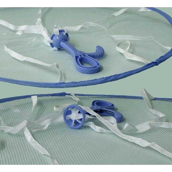 型くずれ防止平干しネット 直径60×高さ50cm (100円ショップ 100円均一 100均一 100均)