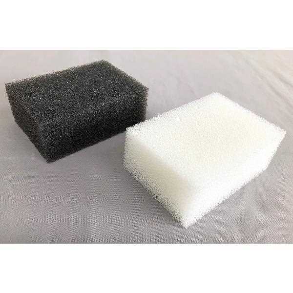 キッチンスポンジ 水キレの良い 抗菌 モノトーン ミニサイズ(5.5×8×厚み3cm) 2個入 (100円ショップ 100円均一 100均一 100均)