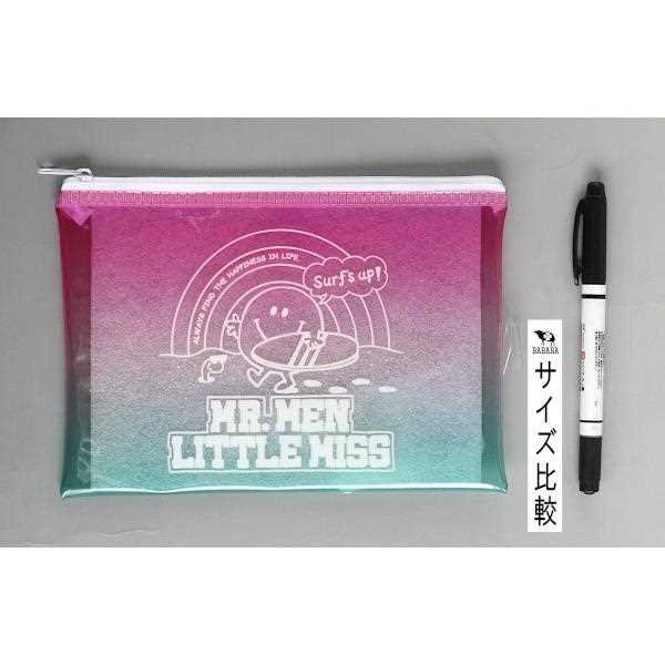 フラットポーチ ミスターメンリトルミス サマー 20×14.5cm (100円ショップ 100円均一 100均一 100均)