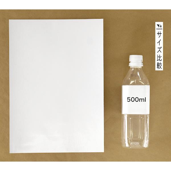 光沢シール用紙 グロスタイプ インクジェットプリンター専用 A4サイズ(29.7×21cm) 5枚入 (100円ショップ 100円均一 100均一 100均)