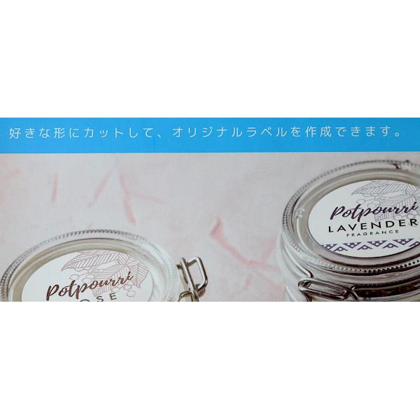 光沢シール用紙 グロスタイプ インクジェットプリンター専用 A4サイズ(29.7×21cm) 5枚入 (100円ショップ 100円均一 100均一 100均)