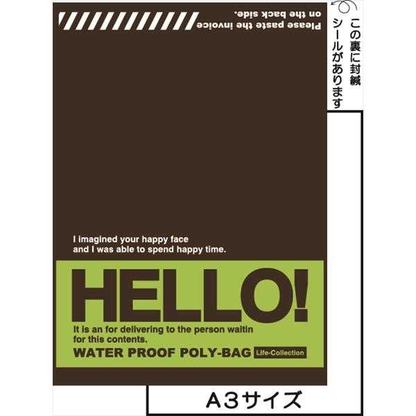 宅配用バッグ 37×48cm 2枚入 シール付 (100円ショップ 100円均一 100均一 100均)