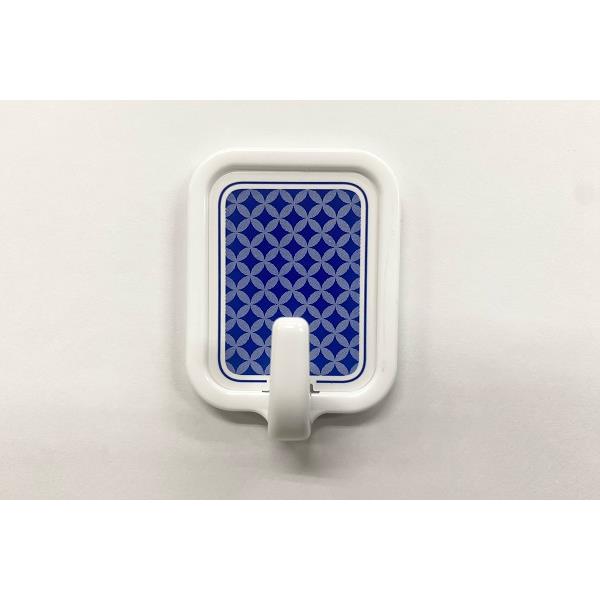 ジョイフック 角 伝統柄 其の壱 4.2×5.5×奥行2.3cm (100円ショップ 100円均一 100均一 100均)