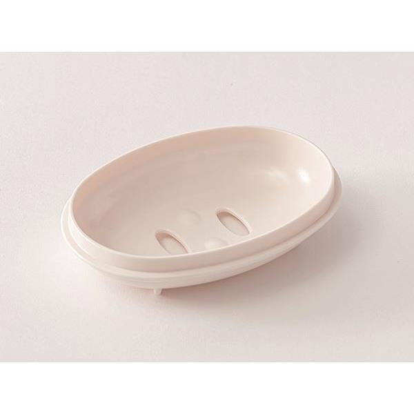 ソープケース テルマリウム アイボリー 11.7×8.4×高さ4.5cm (100円ショップ 100円均一 100均一 100均)