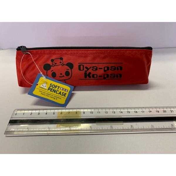 ソフトペンケース 6×20×マチ4cm ［色柄指定不可］ (100円ショップ 100円均一 100均一 100均)