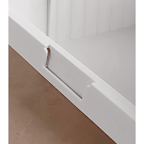 ツムラック 02 ワイドタイプ ホワイト 15.4×11.8×高さ9cm (100円ショップ 100円均一 100均一 100均)