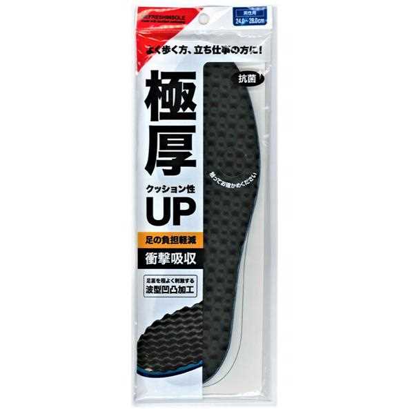 極厚インソール 男性用 24~28cm ［種類指定不可］ (100円ショップ 100円均一 100均一 100均) 2