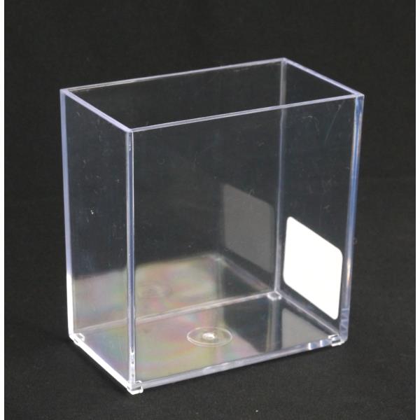 クリアシンプルケース ペンスタンド 9.2×5.3×高さ9.6cm (100円ショップ 100円均一 100均一 100均)