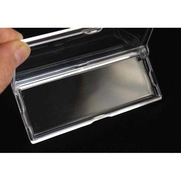 トラベルケース Mサイズ(4.6×10.3×厚さ1.2cm) 2個入 (100円ショップ 100円均一 100均一 100均)