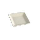小皿 ミニ角プレート ブランカ 陶器製 7.4×7.4cm (100円ショップ 100円均一 100均一 100均)