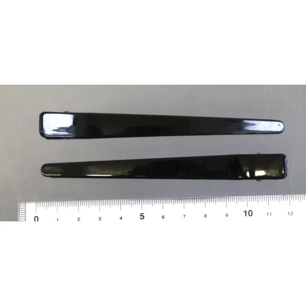 ヘアクリップ 静電気防止 12cm 2個入 (100円ショップ 100円均一 100均一 100均)