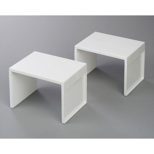 冷蔵庫スッキリラック 15 ホワイト 15×11.2×10.8cm 2個入