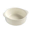 グラタン皿 ブランカ 陶器製 14×12×高さ5cm (100円ショップ 100円均一 100均一 100均)