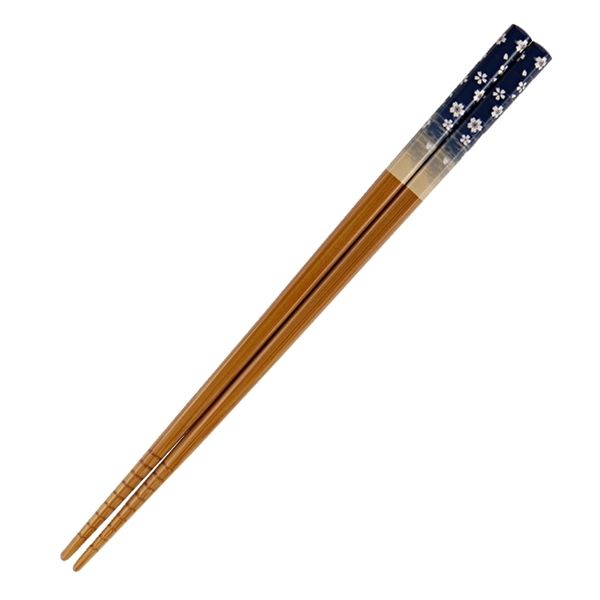 箸 22．5cm スベリ止め付 桜吹雪 (100円ショップ 100円均一 100均一 100均)