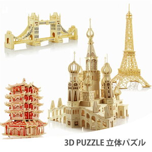 子供大人に適用 3D PUZZLE 立体パズル 作り立て簡単 ゲーム 木のおもちゃ 知育玩具 積み木 脳トレ 玩具 おもちゃ 木製おもちゃ 木製玩具 立体パズル 作る楽しみがある 世界への好奇心が目覚める パズル 木製 3D 立体的 おもしろ 建物 プレゼント お祝い ギフト 安全 小学生