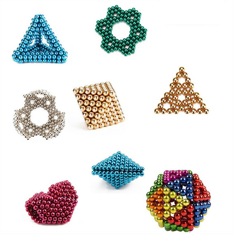 数量は多 マグネットキューブ 知育玩具 5mm マグネットボール 球 磁石 Bucky 1000個 Magnet 人気ホビー Ball Balls カッコいい Cube マグネットボール カラフル マグネット ストレス解消 マインドフルネス おもちゃ 強力磁石 マグネット ボール 集中力 可愛い 想像力