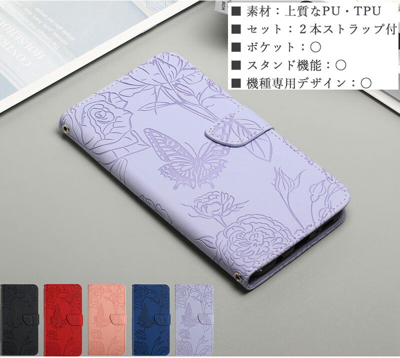 蝶々OPPO A5 5G ケース OPPO A...の紹介画像2