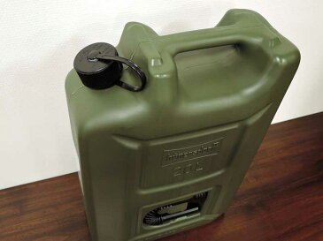 フューエルカン プロ 20L ウォータータンク 燃料タンク 灯油缶 ポリタンク ロックキャップ アーミー ミニタリー サーフィン アウトドア 大人 オシャレ 輸入雑貨