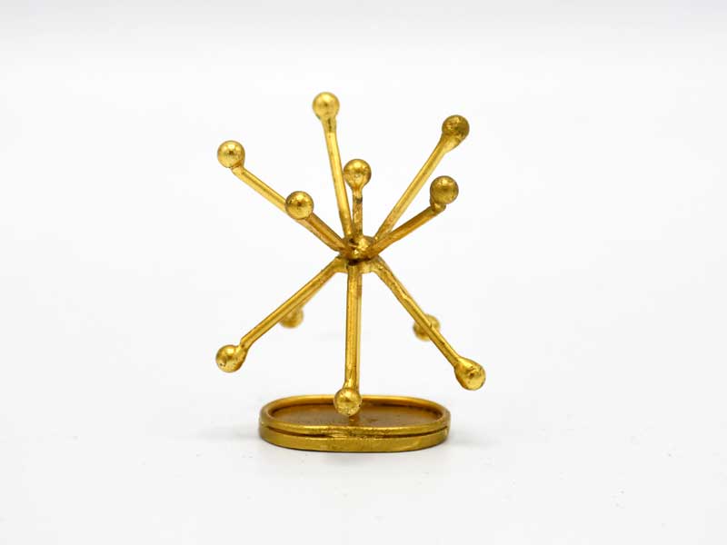 アクセサリースタンド ラジアル S ゴールド オブジェ 金 木 かわいい 指輪 リング ピアス インテリア おしゃれ ナチュラル 北欧 アジアン雑貨