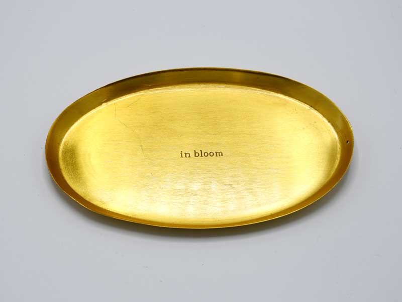 オーバルトレイ S ゴールド ブラス 真鍮風 トレイ アンティーク風 おしゃれ インテリア ディスプレイ ..
