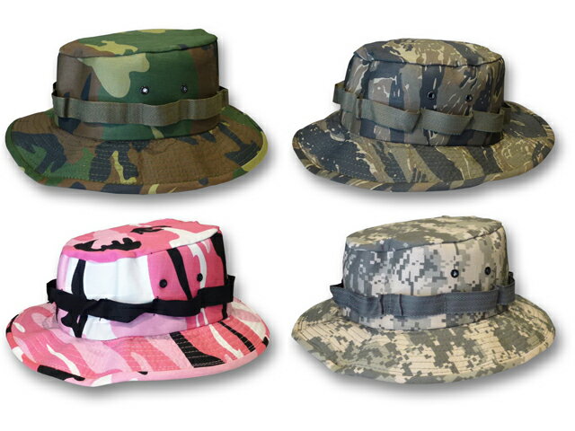 ROTHCO KIDS JUNGLE ブーニーハット ミリタリー アウトドア ロスコ 迷彩柄 HIPHOPダンス 衣装 キッズダンス　CAMO　HAT アーミー 男の子 女の子 可愛い 子供サイズ サファリハット アウトドア フェス 野外 帽子