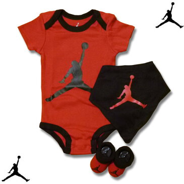 ベビージョーダン JORDAN BRAND JUMPMAN ロンパース 3点セットJORDAN BRAND ジョーダンブランド ベビー服 エアジョーダン　BABY AIR JORDAN AIRJORDAN ベビ服 BABYJORDAN NIKE 売れ筋 出産祝いナイキ ギフト ラッピング