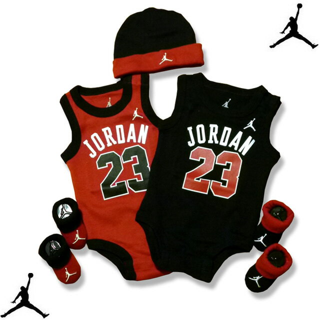 送料無料 ベビージョーダン JORDAN BRAND JERSEY ロンパース 5点セットJORDAN BRAND ジョーダンブランド ベビー服 エアジョーダン　BABY AIR JORDAN AIRJORDAN ベビ服 BABYJORDAN NIKE 売れ筋 出産祝いナイキ ギフト ラッピング バスケット バスケ JAPAN ジャパン