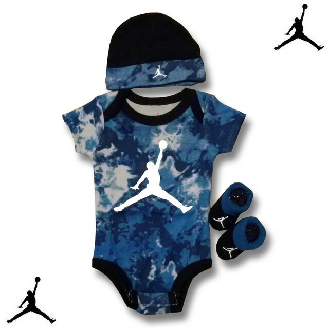 ベビージョーダン JORDAN BRAND TIE DYE ロンパース 3点セットJORDAN BRAND ジョーダンブランド ベビー服 エアジョーダン　BABY AIR JORDAN AIRJORDAN ベビ服 BABYJORDAN 売れ筋 出産祝いナイキ ギフト タイダイ ラッピング