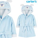 カーターズ【Carter's】ベビー用 バスローブ ブルーベア クマ 出産祝い 赤ちゃん タオル プール 水着 お風呂 海水浴 お風呂