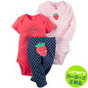 訳アリ特別価格 カーターズ正規品 (Carter's)人気のボディースーツも入った♪便利でお得な3点セット(リトルスイートハート)サイズ:24M