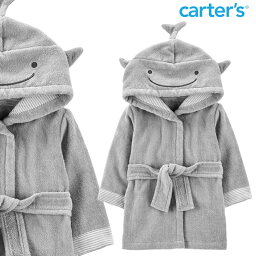 カーターズ【Carter's】お風呂やプールで大活躍！キュートなベビー用バスローブ（ホエール）【出産祝い 赤ちゃん タオル プール 水着 お風呂 海水浴】