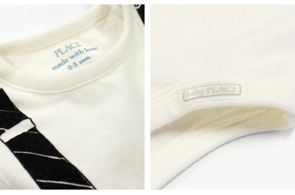 [訳ありアウトレット] チルドレンズプレイス【The Children's Place】 長袖ロンパース（サスペンダー）ボディスーツ 男の子