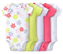 【訳アリ特別価格】★ カーターズ（ Carter's）★ 半袖5枚組ボディースーツ（Colorful Flower ボディスーツ）サイズ：12M