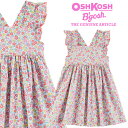 オシュコシュ【OshKosh】結婚式やパーティに♪ラッフルスリーブドレス（パーティードレス サテンドレス ワンピース 結婚式 お呼ばれ パーティー ベビー セレモニードレス） （2020WS-J 07mas20）