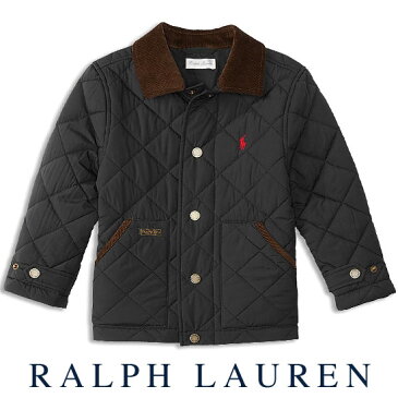 ラルフローレン【Ralph Lauren】 ダイヤモンドキルトジャケット（ブラック）サイズ9M (70-75cm）【あす楽対応】（キルト ジャケット ベビー 出産祝い 赤ちゃん）