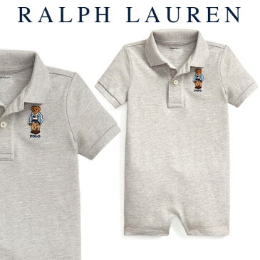 【残り18M,24Mのみ】ラルフローレン【Ralph Lauren】デザインコットンロンパース（ポロベアー）【あす楽対応】（ロンパース ベビー 出産祝い Ralph Lauren 赤ちゃん 男の子）